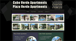 Desktop Screenshot of caboplazaverde.com